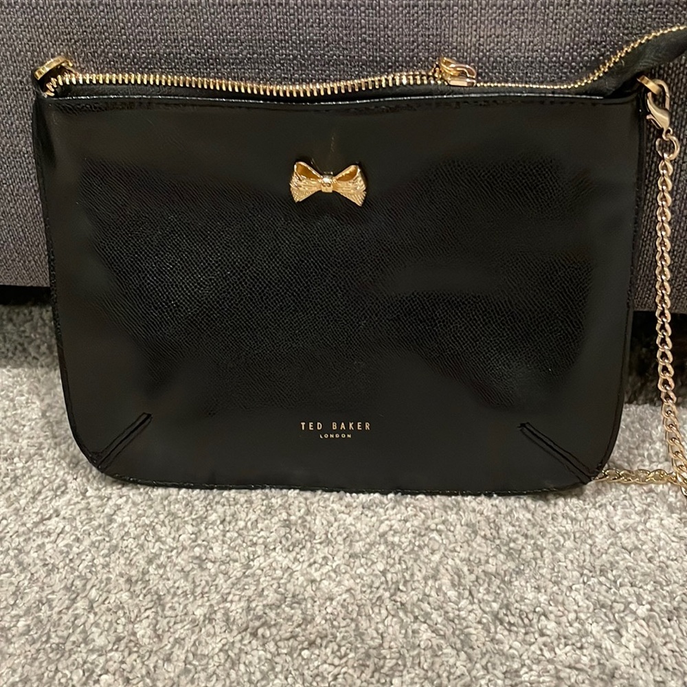 Ted Baker Black Leather Small Bag